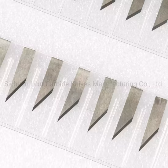 Lâminas Zund para corte de têxteis de carboneto de tungstênio
