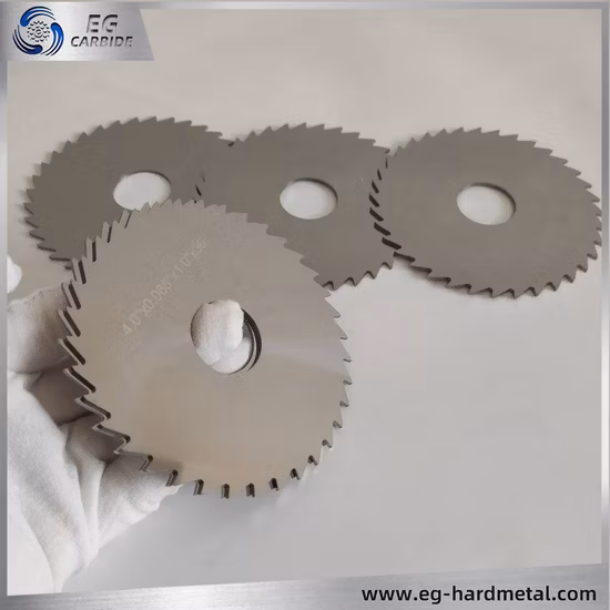 Lâmina de corte redonda de carboneto de tungstênio personalizada para venda