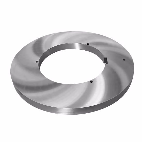 Lâmina de cisalhamento de rolo personalizada para máquina de corte de bobina de alumínio para linha de corte de chapa metálica