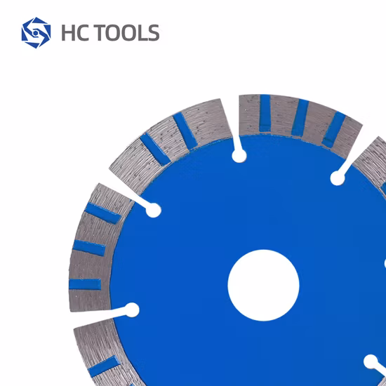 Lâmina de serra de corte segmentada Sharp Turbo Diamond para concreto