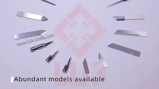 Faca de carboneto de lâmina oscilante Ecocam E12 de borda dupla redonda 6 mm