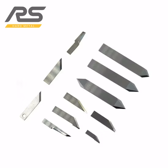 Lâminas de corte de carboneto cimentado para couro e têxteis